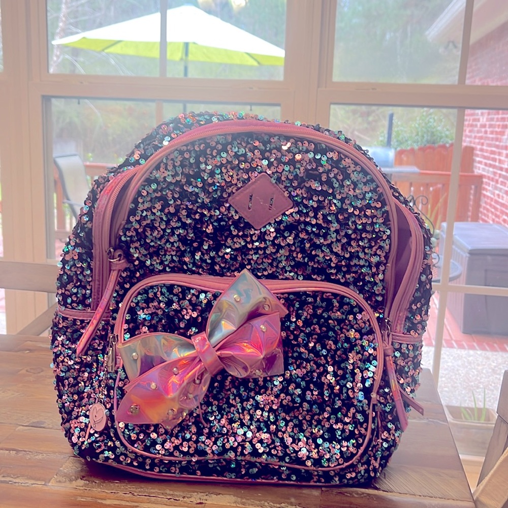 JoJo sequin backpack USED